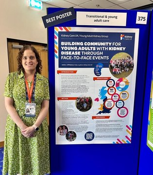 Holly Loughton - with YAKG poster
