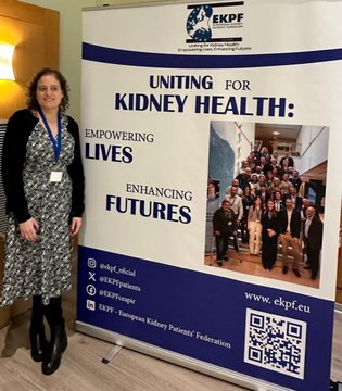 Holly Loughton - with EKPD poster