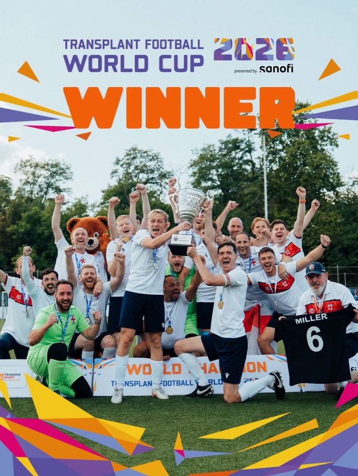 Winner photo - 2026 Transplant Football World Cup